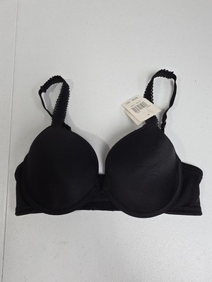 Essential Bodywear Bra Womens 32B Black EBW2107 Padded Underwire New Tag Lined