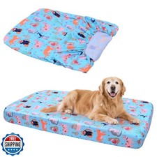 Hoopttay Replacement Dog Bed Covers Elastic Edged Washable Pet Be
