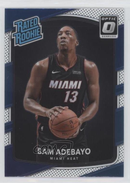 2017-18 Panini Donruss Optic Rated Rookie Bam Adebayo #187 0l8