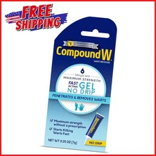 COMPOUND W FAST ACTING GEL WART REMOVER Maximum Strength Penetrates Remove Warts