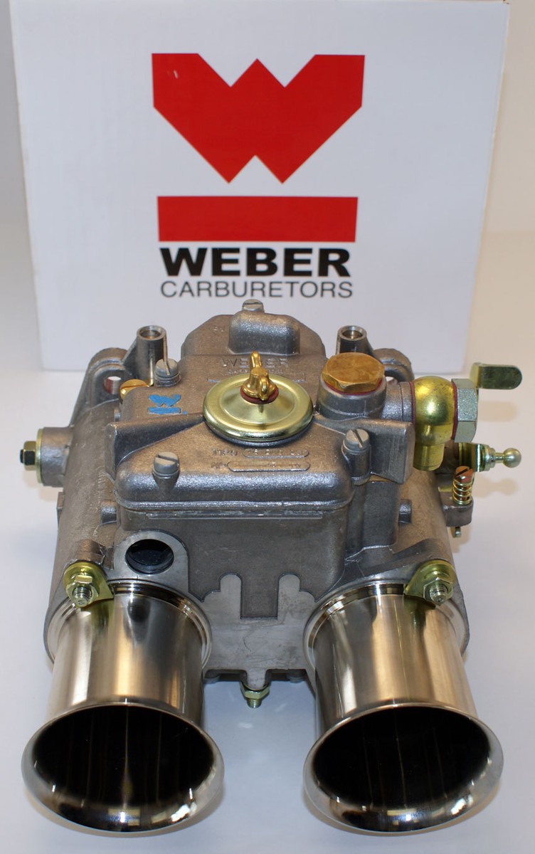 「ウェーバー48パイ　DCOE」　2基 Weber 48 DCOE New Genuine WEBER 48DCOE Side Draft Carburetor