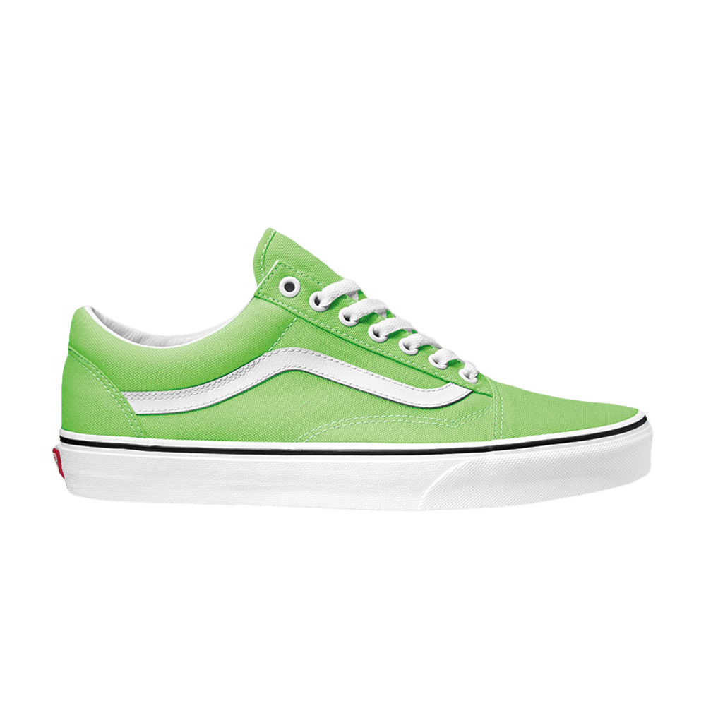 bright green vans old skool