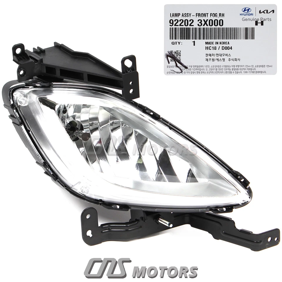 GENUINE Fog Lamp Light PASSENGER for 2011-13 Hyundai Elantra OEM 922023X000⭐⭐⭐⭐⭐ Foto 2 de 4