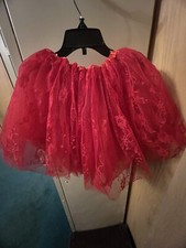 Tutu Skirt Small Child  s Sz4 Red