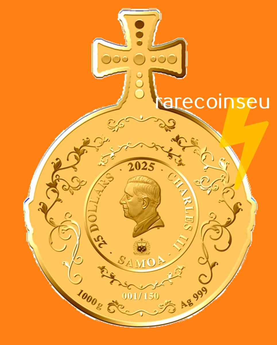 ROYAL ORB 1 Kg Kilo Silber Münze 25$ Samoa 2025