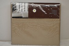 HUDSON PARK COLLECTION FULL FLAT SHEET COLOR CHAMPAGNE 500 THREAD COUNT NIP
