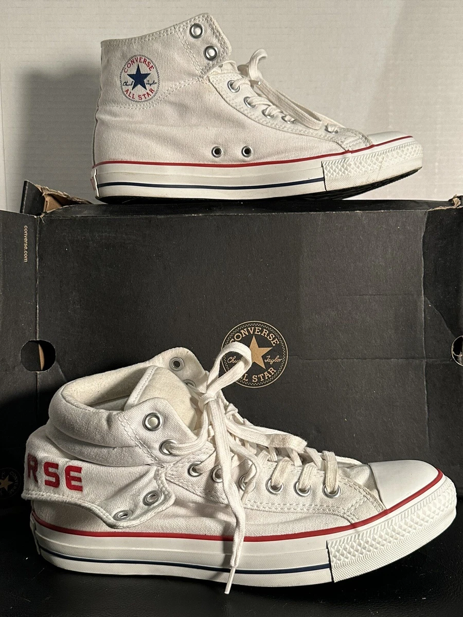 Converse top white mid