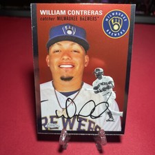 2023 Chrome Platinum Anniversary Base #225 William Contreras Brewers C509
