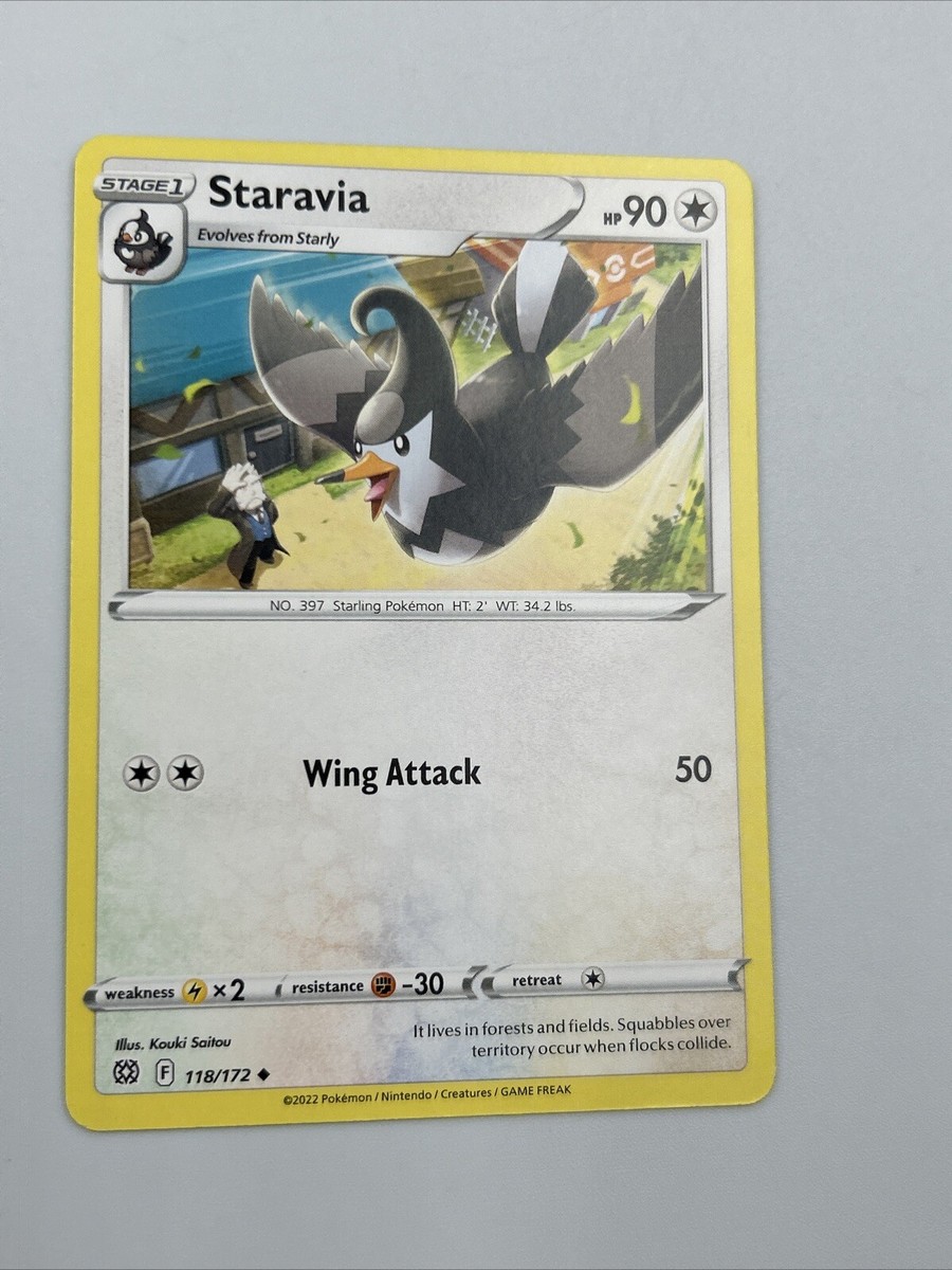 Staravia 118/172 - Brilliant Stars - Uncommon - Pokemon Card TCG