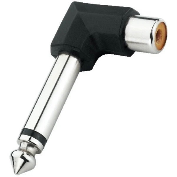 10 Jack Mono 6,3 Mm Angolo Retto 90° Per Pedali Effetto Basso - Star Electronic