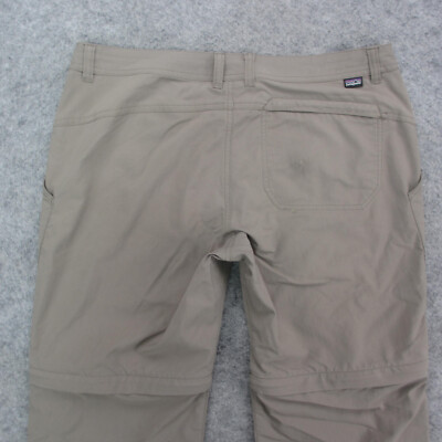 Patagonia Convertible Pants Women's 8 Green Nylon Zip Off Pants | eBay