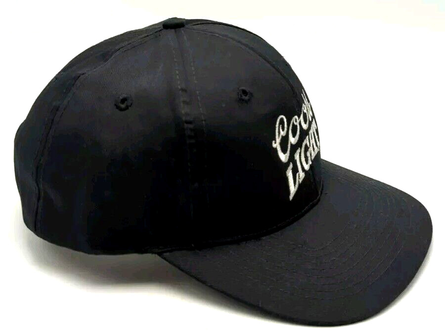 COORS LIGHT hat black adjustable snapback cap - image 3