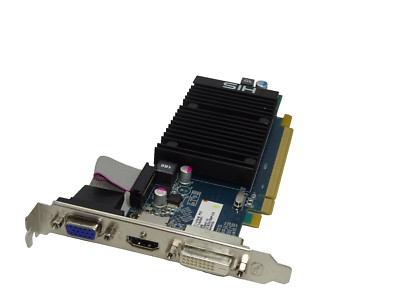 H.I.S RADEON R5 230 HD 6450 2GB DDR3 PCI-E  GRAFIKKARTE DVI HDMI VGA #GK11714
