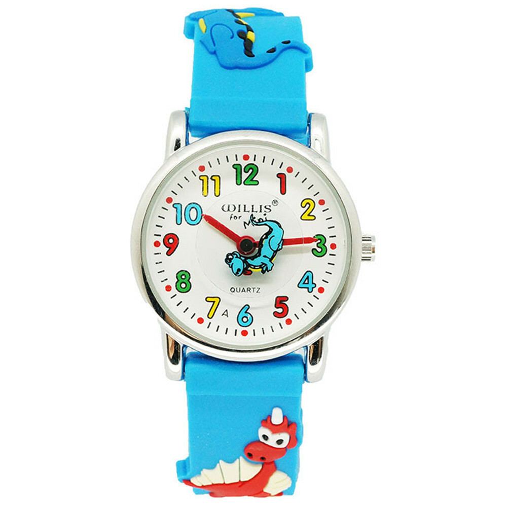 Fashion Cartoon Watches for Kids Boys Girls Dinosaur Wristwatch