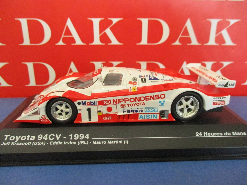 Die cast 1/43 Modellino Auto Toyota 94CV 24H Le Mans 1994 E. Irvine - Immagine 2 di 4