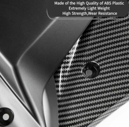 Carbon Fiber Front Side Tank Air Vent Upper Fairing For HONDA CB500F 2016-2018 Foto 2 de 4