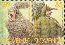 slovénie 173-174 (complète edition) neuf avec gomme originale 1997 Faschingskost