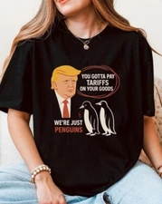 We're just penguins shirt cool penguin protest shirt anti trump tee resist t.r.u