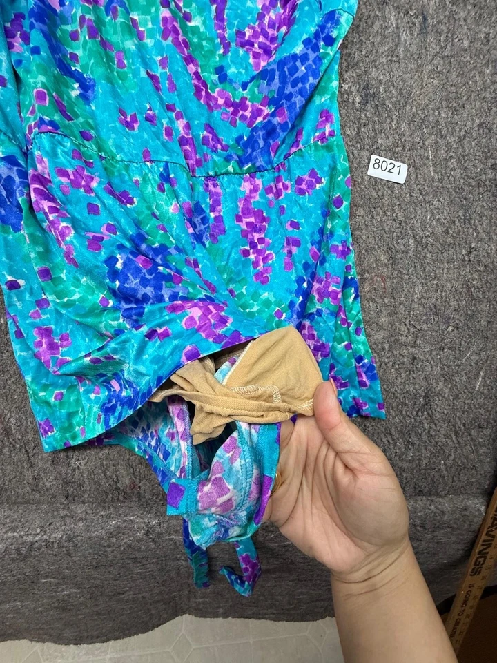 Maxine Of Hollywood Traje de Baño Vestido de Una Pieza Talla 20W Hecho en EE. UU. Foto 4 de 4