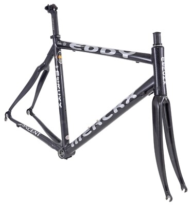 Eddy Merckx 1XM Carbon Road Bike Frameset 56cm BLACK QR Rim
