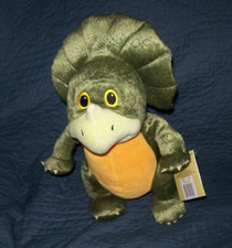 THREE LITTLE DINOSAURS TRICERATOPS PLUSH STUFFED TOY KOHLS CARES NWT 13"