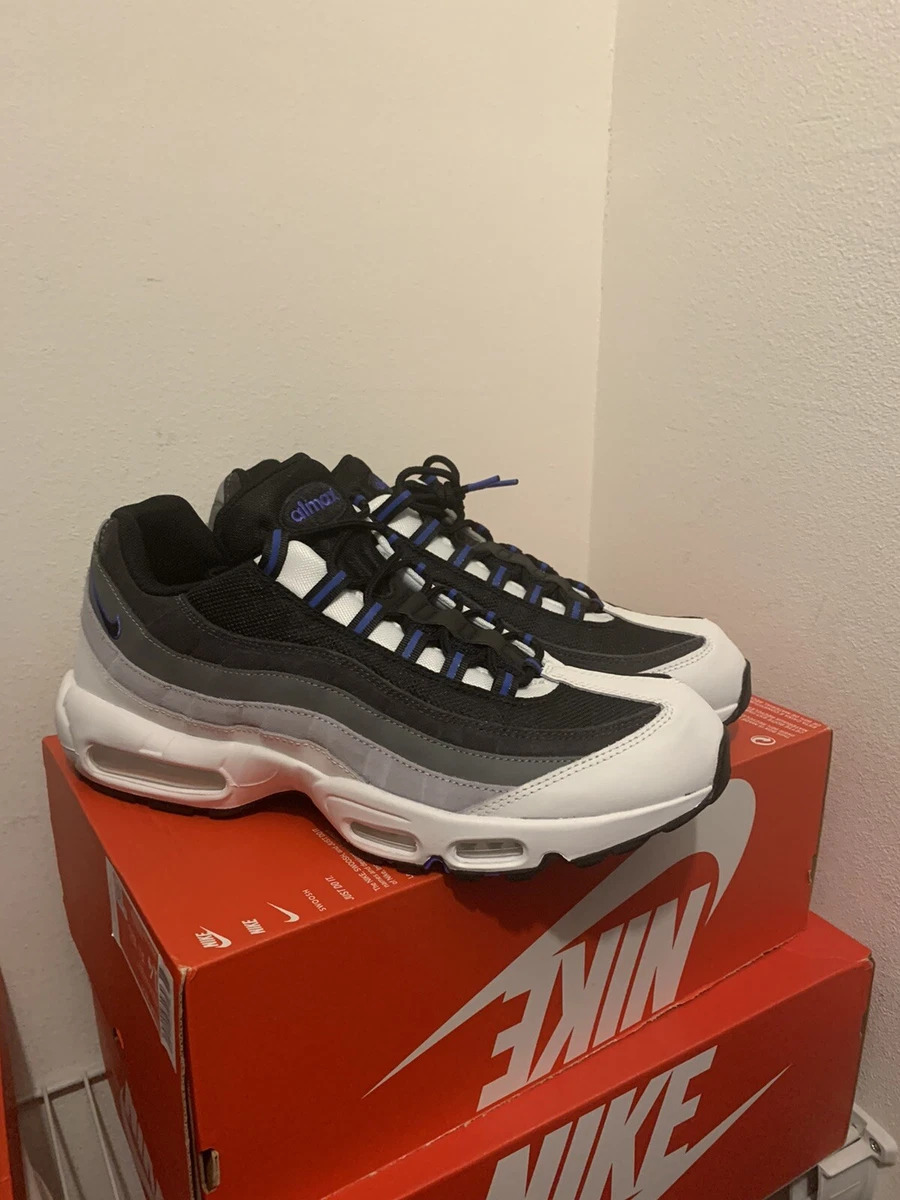 Air Max 95 Black Med Blue Anthracite Men Sz Running Size DH4754-001 Xi | eBay