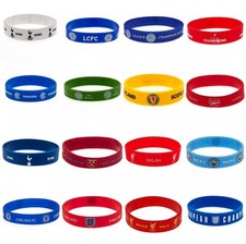 Image of OFFICIAL SOCCER CLUB SILICONE WRISTBANDS EPL LA LIGA SERIE A