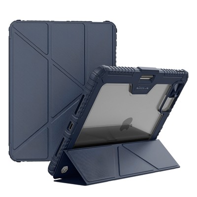Nillkin Folio case for iPad Pro 11 2024 Multi-angle support flap, Dark Blue