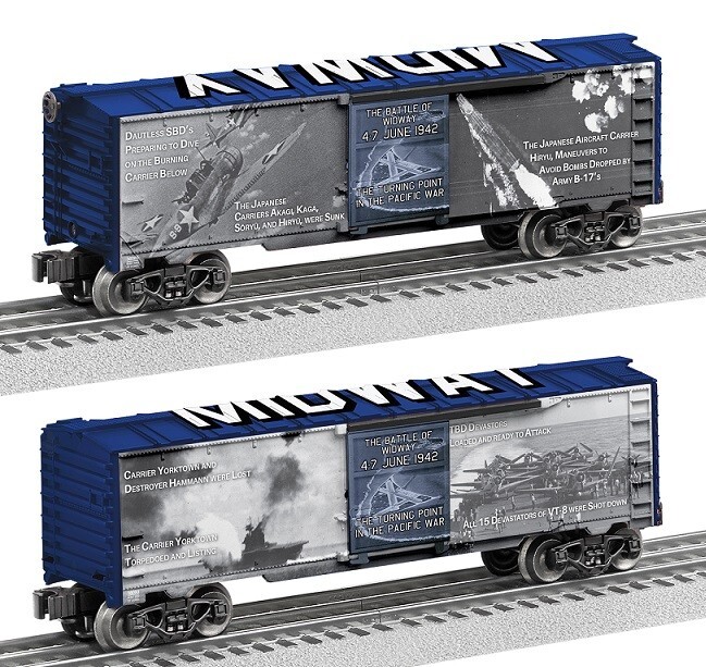 Lionel 2338080 Battle of Midway Boxcar O Gauge Train Model