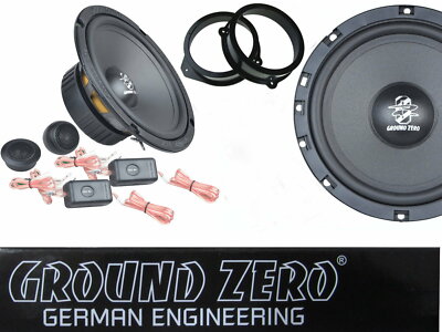 Ground Zero GZIC 16x Lautsprecher Einbau Set passend für Audi A4 B6 B7 8E 00-08
