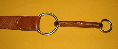 French Connection Genuine Leather Wide Tan Brown Belt Size S WOMEN main image 3
