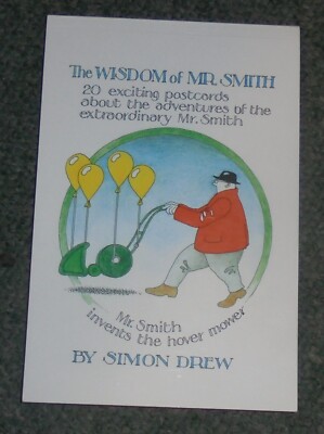 Buch mit 20 humorvollen Postkarten von SIMON DREW - Der außergewöhnliche Mr Smith