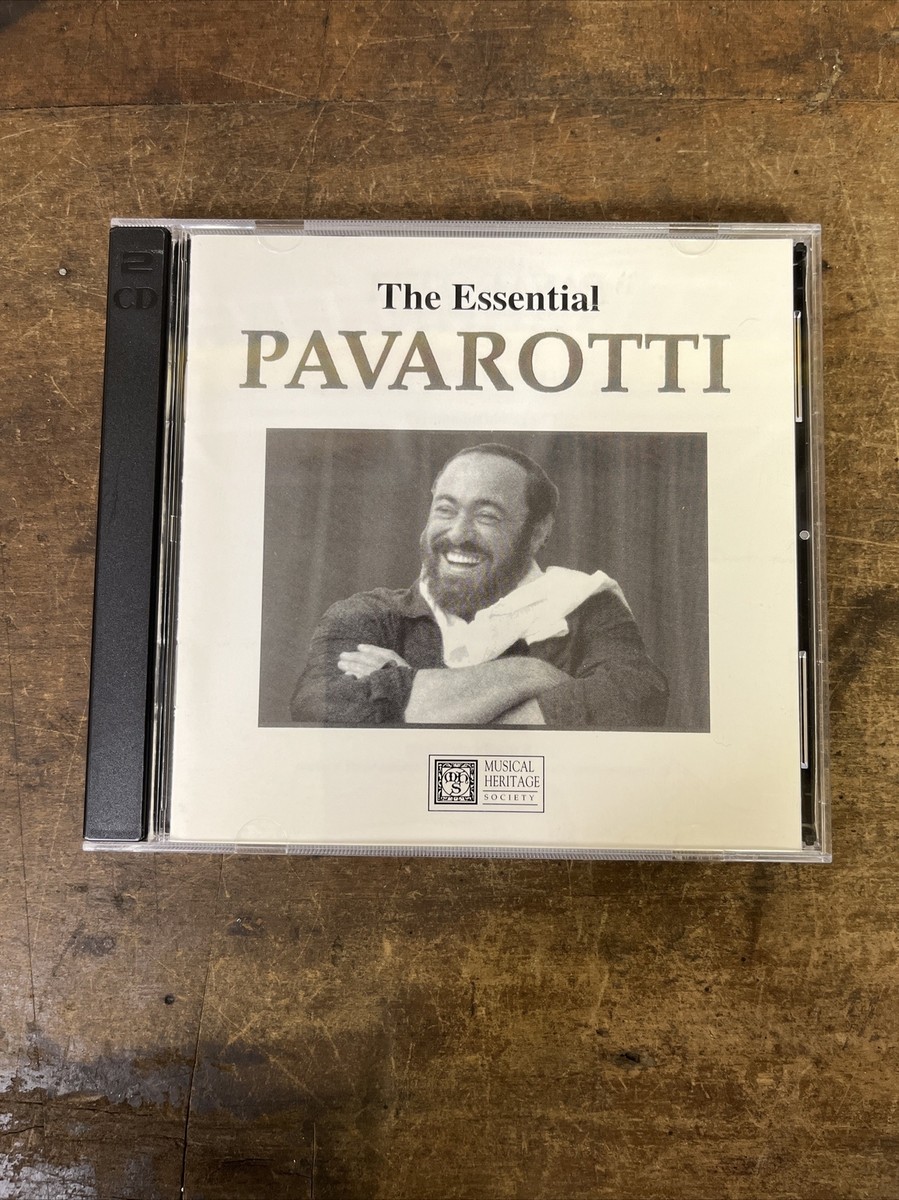 1996 CD 2 Discs The Essential Pavarotti Musical Heritage Society