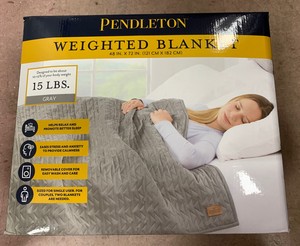 NEW Pendleton Weighted Blanket 48x72 Therapeutic 400TC Cotton Fabric 15