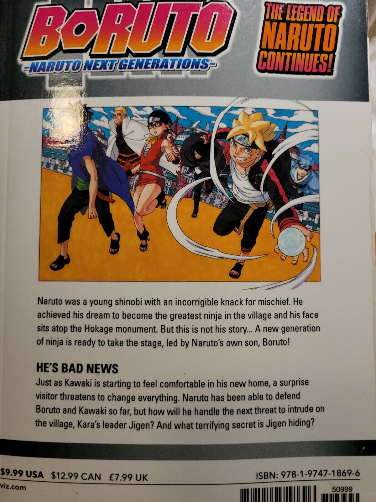 Boruto manga in Spanish version is now joining the Top 3 lead