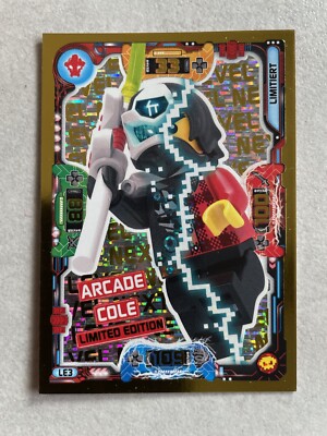 ARCADE COLE - LE 3 - Ninjago Cards Serie 5 Next Level - limitiert NEU !!!