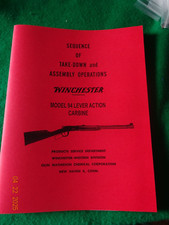 Winchester Model 94 Pre 1964 Take Down Assembly Manual Olin Corp Approved 80s