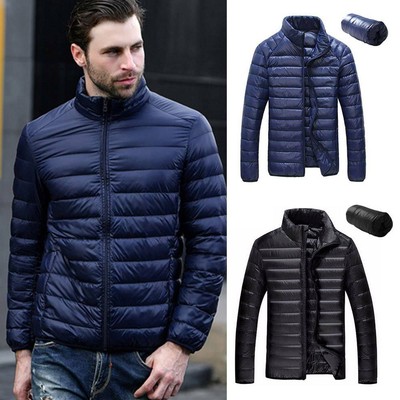 packable lightweight puffer jacket