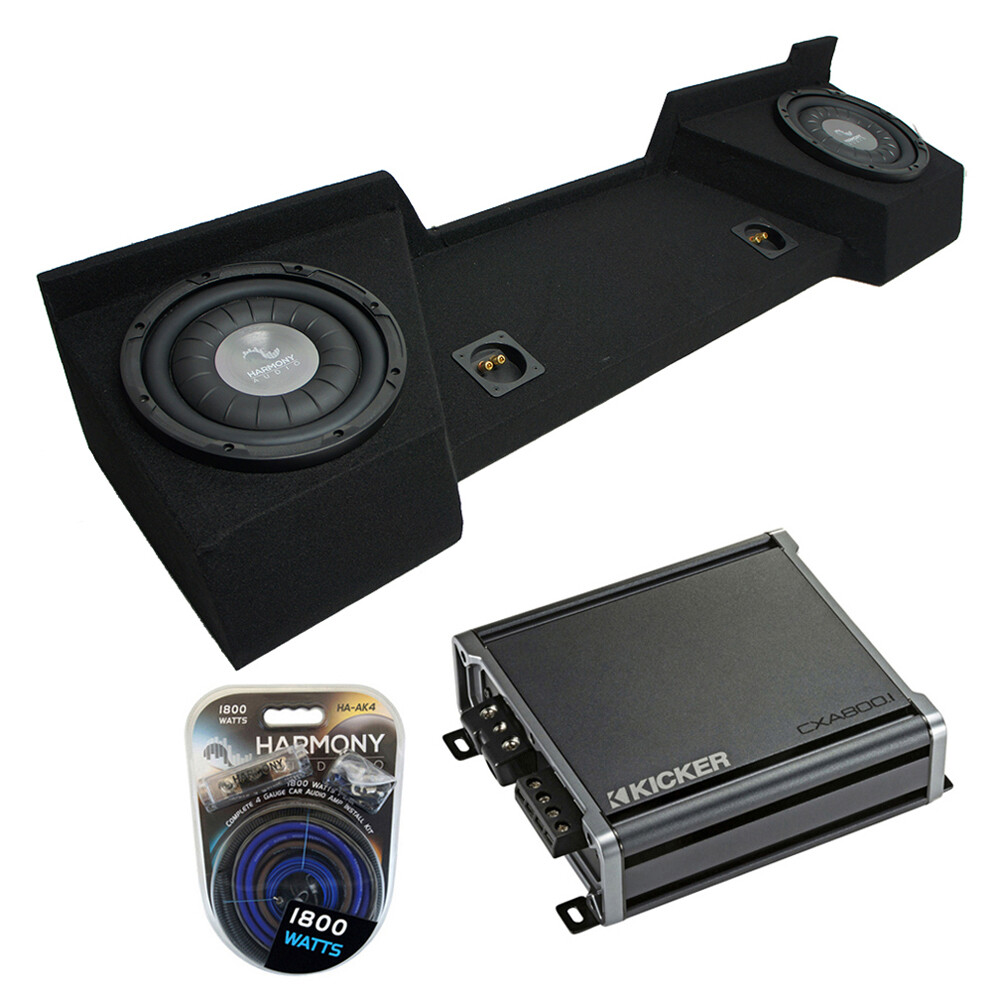 2007-2013 Chevy Silverado Ext Cab Dual 12