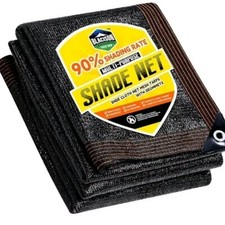 90% Shade Cloth for Garden,Black Shade Mesh Tarp for Pergola Greenhouse Kennel