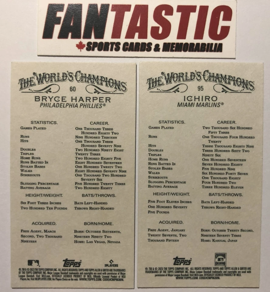 2023 Topps Allen & Ginter Black Border Mini Parallel YOU PICK - Image 2 of 2