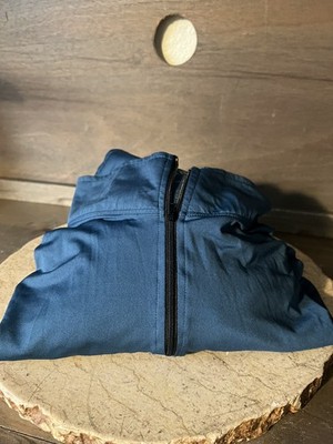 Real Essentials SIZE 5X Green 1/4 Zip Long Sleeve Performance Shirt PULLOVER