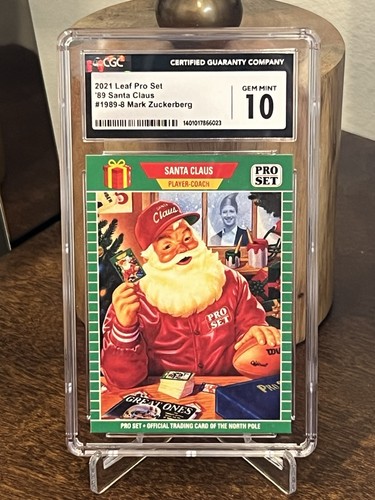 2021 Leaf Pro Set '89 Santa Claus #1989-08 CGC 10