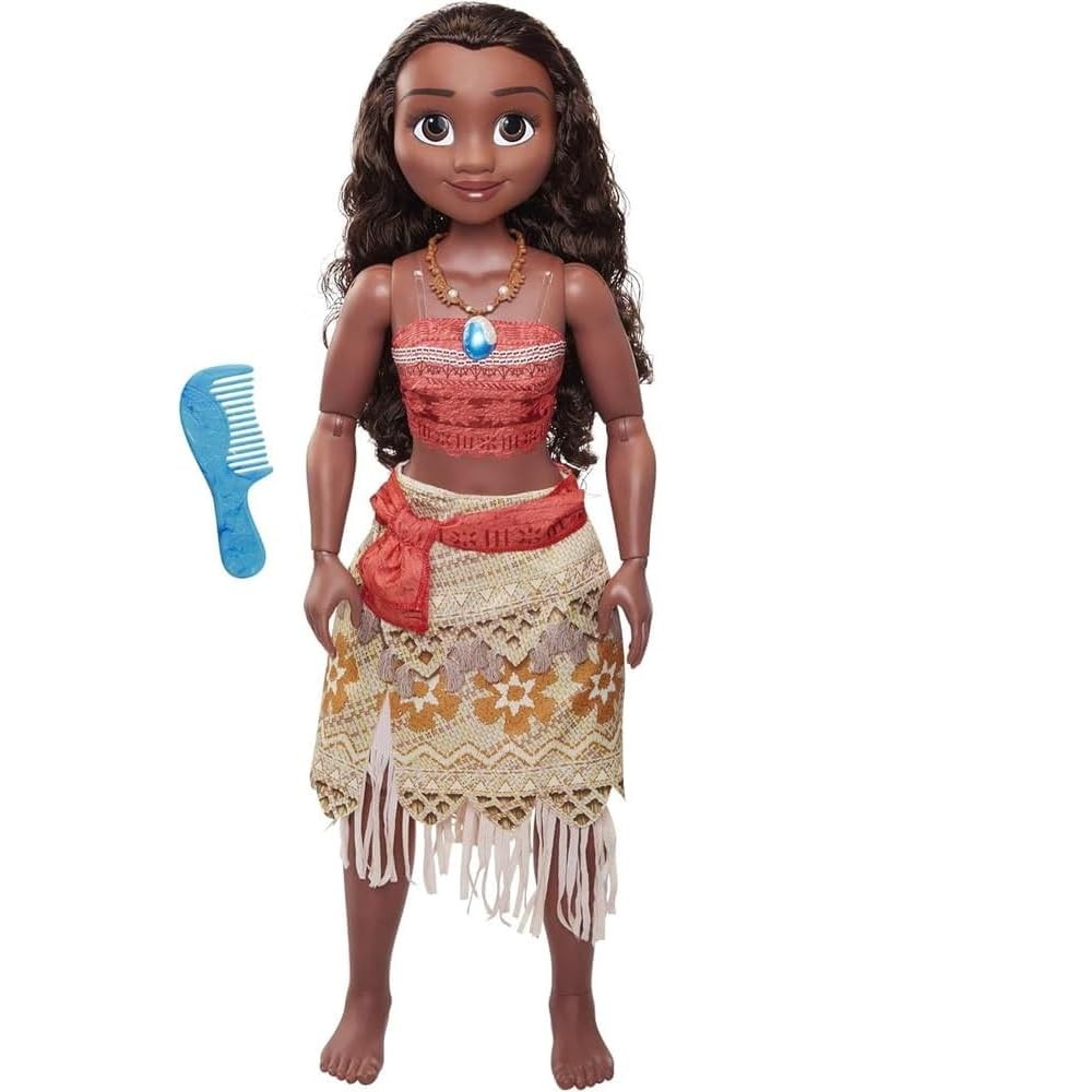 Disney Princesas - Muñeca Vaiana 80cm Totalmente Articulada - Muñeca y Accesorio