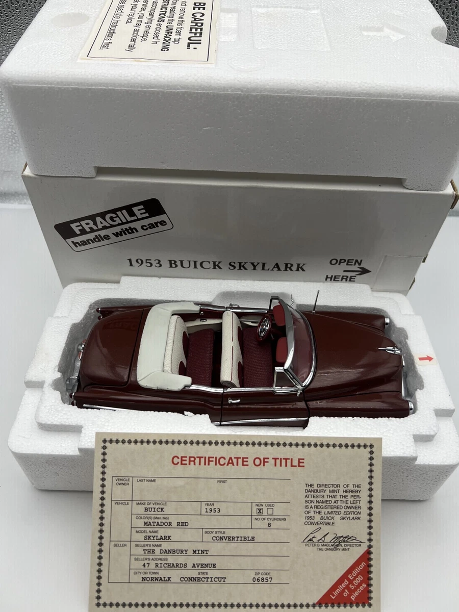 Danbury Mint Buick Diecast Cars for sale | eBay