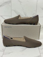 ROTHYS The Almond Mocasín en Portobello Talla 9 Zapato Informal Sin Cordones Nuevo 130-005