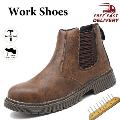 Botas De Trabajo Para Hombre Mens Safety Shoe Indestructible Steel Toe Work Boot