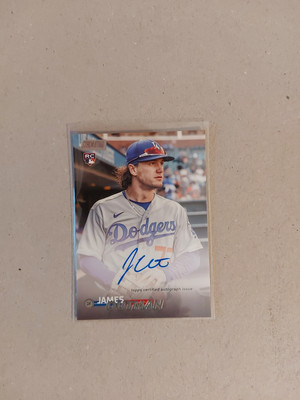 James Outman Rookie Auto - Topps Stadium Club 2023 - Los Angeles Dodgers