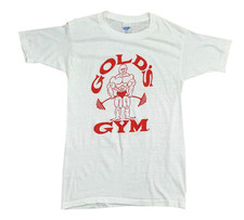 Vintage 90s Gold's Gym T-Shirt Made in USA Cotton Bodybuilding Tee S-5XL