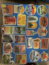 24pcs of Travel Countries Stickers